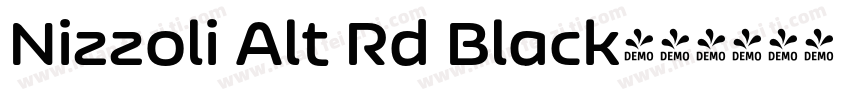 Nizzoli Alt Rd Black字体转换